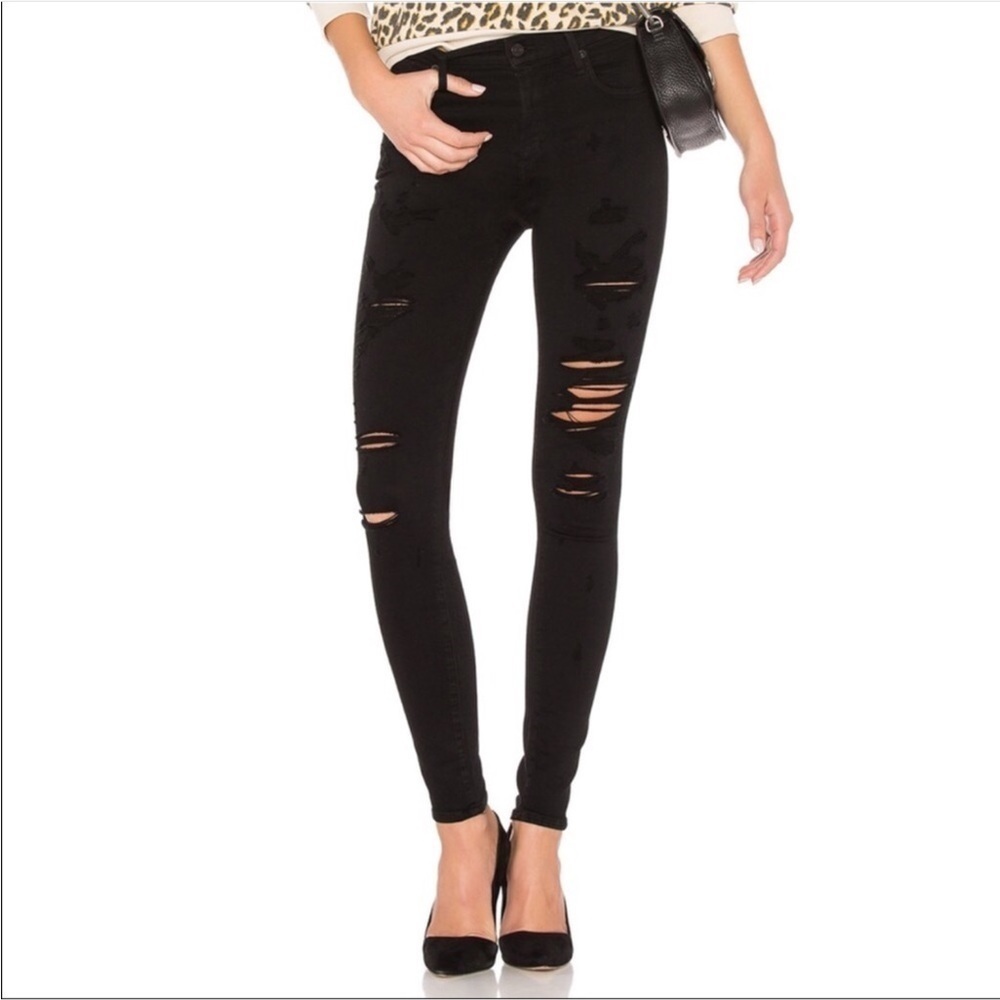 AGOLDE High Rise Sophie Skinny Jeans